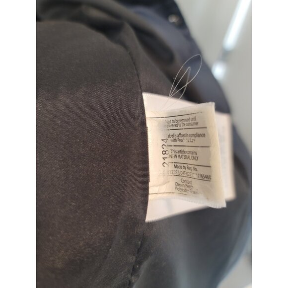 Soia & Kyo Rooney Hooded Mixed Media Coat Large Black - Picture 9 of 9